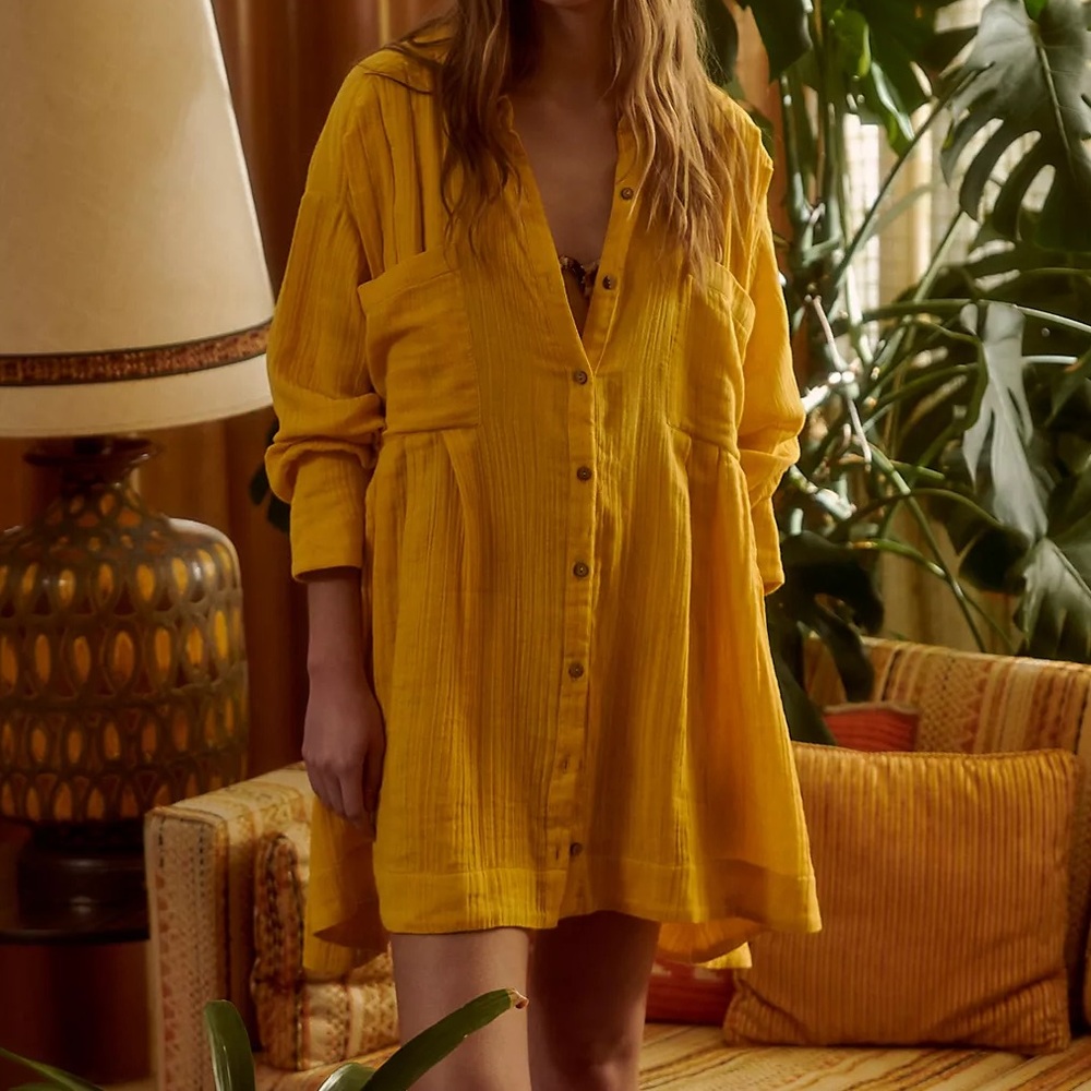 Free People The Voyager Shirtdress